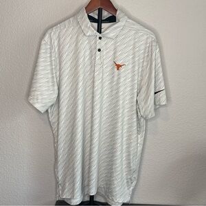Texas Longhorns Nike Dri Fit Stitched Logo Campus Golf Polo Shirt (Men's L )